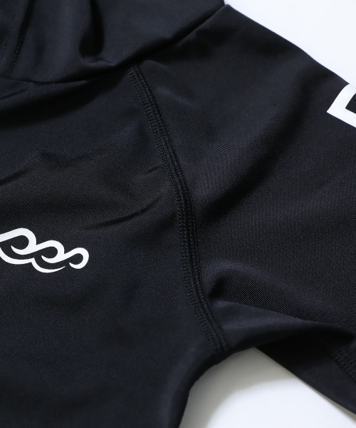 devirock（デビロック）の「UVカット フード付き 長袖ジップラッシュガード（ラッシュガード・キッズ・ホワイト/ブラック/その他3/その他4・110cm/100cm/120cm/130cm/140cm/150cm/160cm）」の11枚目の写真