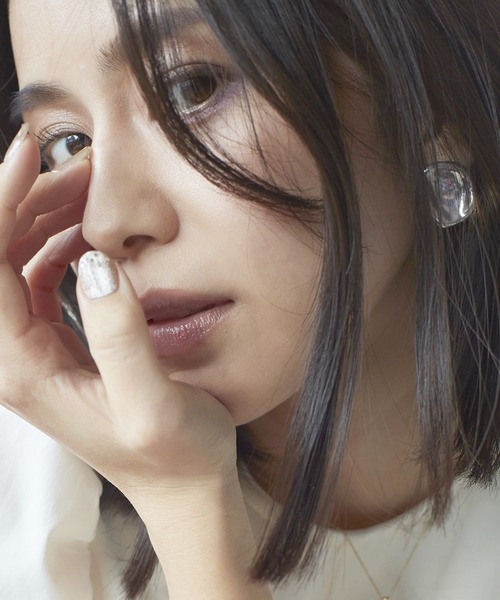 Nothing And Others(ナッシングアンドアザーズ)の「「Nothing And Others/ナッシングアンドアザーズ」Bumpmotif Earring(イヤリング・レディース・シルバー/ゴールド・FREE)」の11枚目の写真