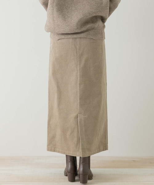 URBAN RESEARCH Sonny Label（アーバンリサーチサニーレーベル）の「ナチュラルストレッチコーデュロイスカート（スカート・レディース・ベージュ系その他/オフホワイト/チャコールグレー・36/38）」の17枚目の写真