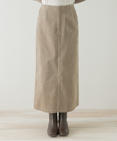 URBAN RESEARCH Sonny Label（アーバンリサーチサニーレーベル）の「ナチュラルストレッチコーデュロイスカート（スカート・レディース・ベージュ系その他/オフホワイト/チャコールグレー・36/38）」の20枚目の写真