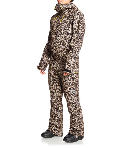 DC SHOES(ディーシーシューズ)の「VANGUARD JUMPSUIT/DCスキースノーボードツナギ(つなぎ/オールインワン・レディース・レオパード・SMALL/MEDIUM)」の1枚目の写真