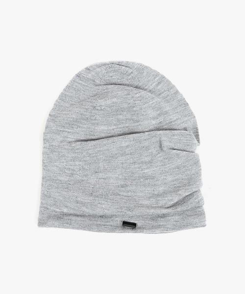 MANIERA（マニエラ）の「ウール 3Dビーニー（ニットキャップ/ビーニー・メンズ・ブラック/グレー/チャコール・FREE）」の16枚目の写真