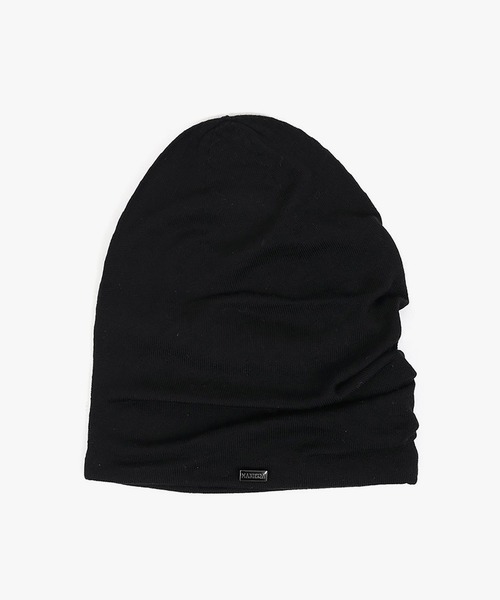 MANIERA（マニエラ）の「ウール 3Dビーニー（ニットキャップ/ビーニー・メンズ・ブラック/グレー/チャコール・FREE）」の14枚目の写真