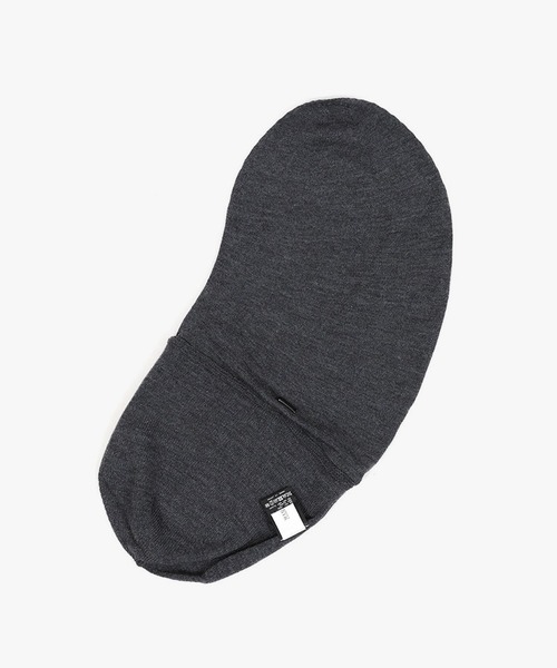 MANIERA（マニエラ）の「ウール 3Dビーニー（ニットキャップ/ビーニー・メンズ・ブラック/グレー/チャコール・FREE）」の20枚目の写真