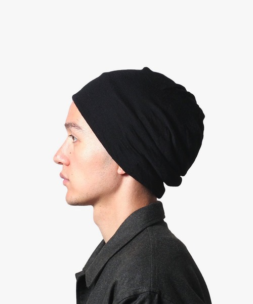 MANIERA（マニエラ）の「ウール 3Dビーニー（ニットキャップ/ビーニー・メンズ・ブラック/グレー/チャコール・FREE）」の15枚目の写真