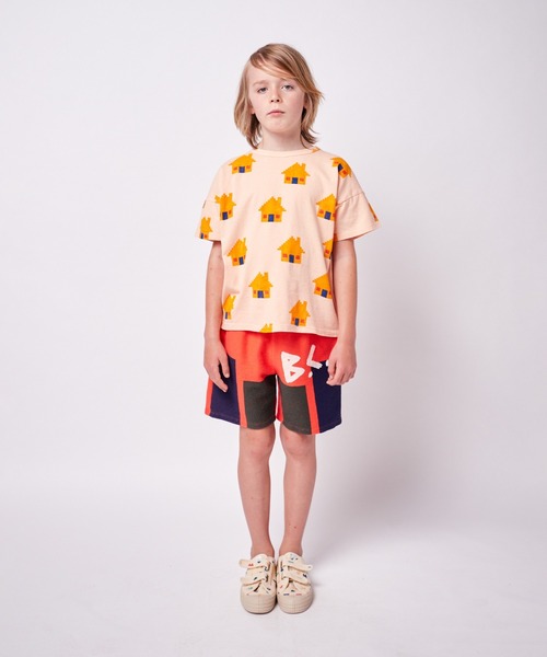 BOBO CHOSES（ボボショーズ）の「Brick House all over short sleeve T-shirt（Tシャツ/カットソー・キッズ・オレンジ・2-3Y/4-5Y/6-7y/8-9y/10-11y）」の12枚目の写真