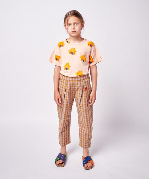 BOBO CHOSES（ボボショーズ）の「Brick House all over short sleeve T-shirt（Tシャツ/カットソー・キッズ・オレンジ・2-3Y/4-5Y/6-7y/8-9y/10-11y）」の7枚目の写真