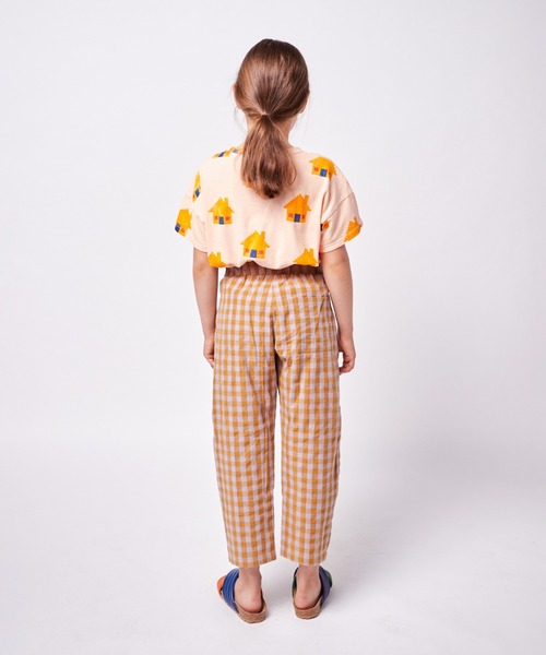 BOBO CHOSES（ボボショーズ）の「Brick House all over short sleeve T-shirt（Tシャツ/カットソー・キッズ・オレンジ・2-3Y/4-5Y/6-7y/8-9y/10-11y）」の2枚目の写真