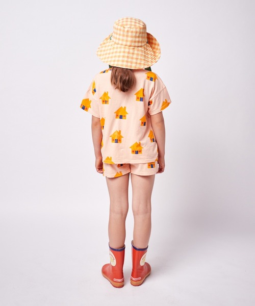 BOBO CHOSES（ボボショーズ）の「Brick House all over short sleeve T-shirt（Tシャツ/カットソー・キッズ・オレンジ・2-3Y/4-5Y/6-7y/8-9y/10-11y）」の9枚目の写真