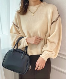 配色ステッチニット【ZOZOTOWN限定アイテム】