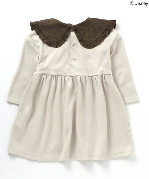 Disney(ディズニー)の「WEB限定 ディズニーキャラクターBIGカラーワンピース(ワンピース・キッズ・ベージュ/アイボリー・90/100/110/120/80/130/140)」の9枚目の写真