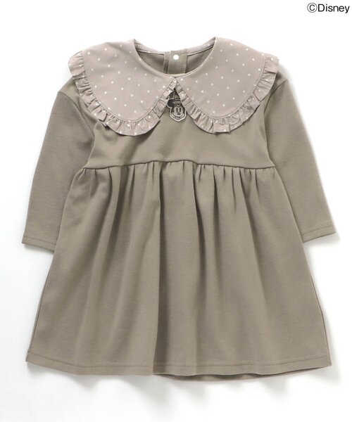 Disney(ディズニー)の「WEB限定 ディズニーキャラクターBIGカラーワンピース(ワンピース・キッズ・ベージュ/アイボリー・90/100/110/120/80/130/140)」の14枚目の写真