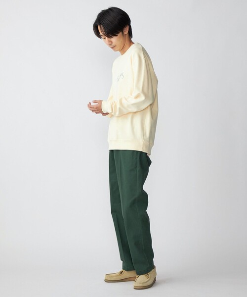 SHIPS(シップス)の「*SHIPS: 刺繍 SHIPS ロゴ ユニセックス クルーネック スウェット(スウェット・メンズ・ネイビー/ブルー/ホワイト/ブラック/グレー/グリーン/ナチュラル・LARGE/X-LARGE/MEDIUM/SMALL)」の18枚目の写真