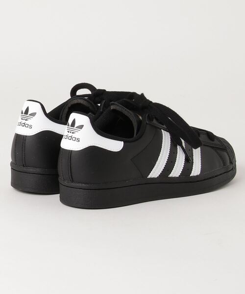 adidas（アディダス）の「adidas/アディダス スケートボーディング スーパースター スケボー スケシュー 421221924（スニーカー・レディース・ブラック×ブラック・27.0cm/25.0cm/27.5cm/28.5cm/24.0cm/23.0cm/28.0cm/26.5cm/26.0cm）」の2枚目の写真