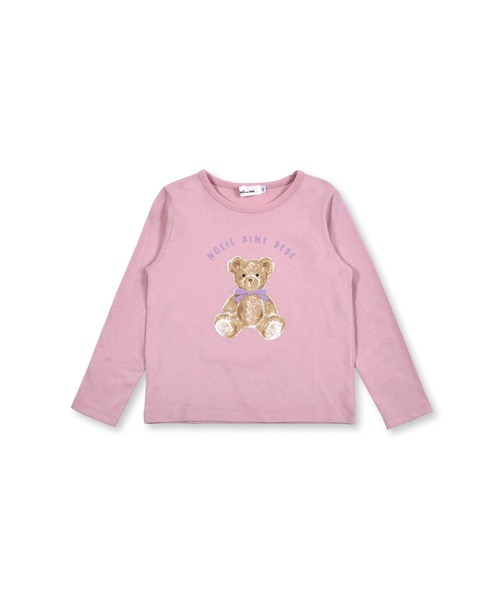 Noeil Aime Bebe クマ ぬいぐるみ プリント 天竺 Tシャツ 80 130cm Tシャツ カットソー Noeil Aime Bebe ノイユエイムベベ のファッション通販 Zozotown