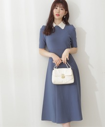 PROPORTION BODY DRESSING | クラシカルレイヤーカラーニットワンピース / 1212140900(ワンピース)