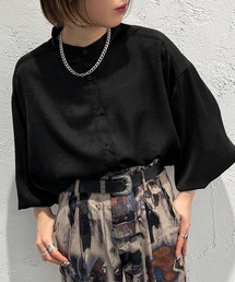 シワシワサテンシャツ【ZOZOTOWN限定アイテム】