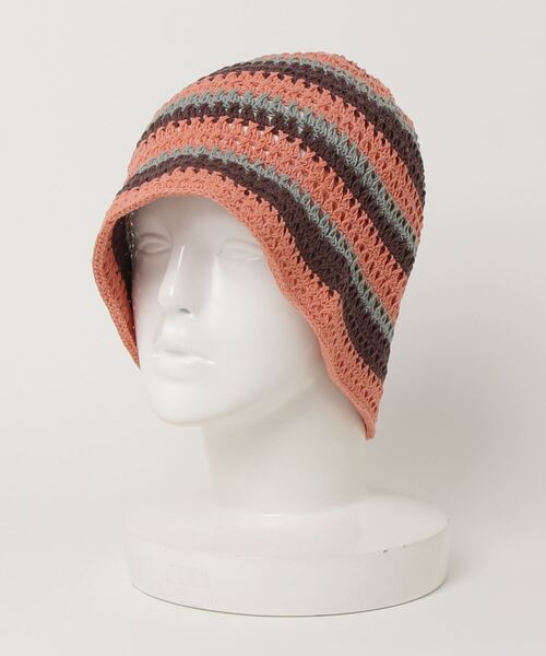 CIE(シー)の「C -cie- /シー/LACY HAT(ハット・レディース・ピンク/オレンジ/イエロー/ライトブルー・FREE)」の1枚目の写真
