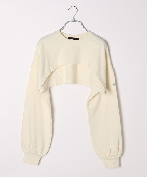 Heather(ヘザー)の「HOLiCベリーショートスウェット 267886(スウェット・レディース・ブラック/アイボリー/グレー・FREE)」の17枚目の写真