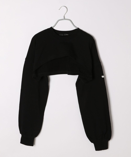 Heather(ヘザー)の「HOLiCベリーショートスウェット 267886(スウェット・レディース・ブラック/アイボリー/グレー・FREE)」の18枚目の写真