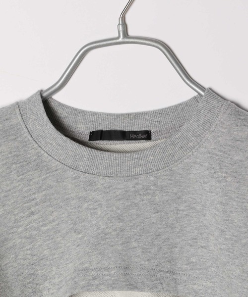 Heather(ヘザー)の「HOLiCベリーショートスウェット 267886(スウェット・レディース・ブラック/アイボリー/グレー・FREE)」の21枚目の写真
