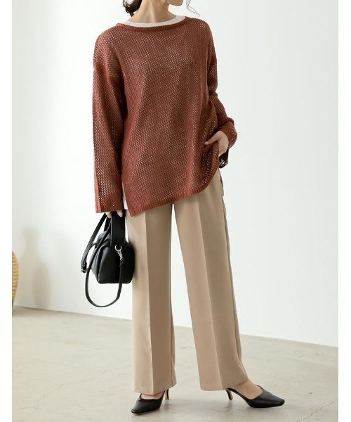 Re:EDIT（リエディ）の「[神山まりあさん着用]フェイクレザー2WAYワンハンドルバッグ（ハンドバッグ・レディース・グリーン/イエロー/ブラック・FREE）」の10枚目の写真