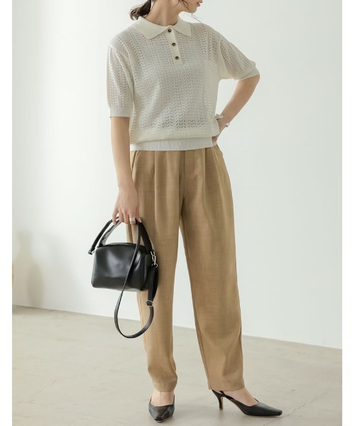 Re:EDIT（リエディ）の「[神山まりあさん着用]フェイクレザー2WAYワンハンドルバッグ（ハンドバッグ・レディース・グリーン/イエロー/ブラック・FREE）」の11枚目の写真