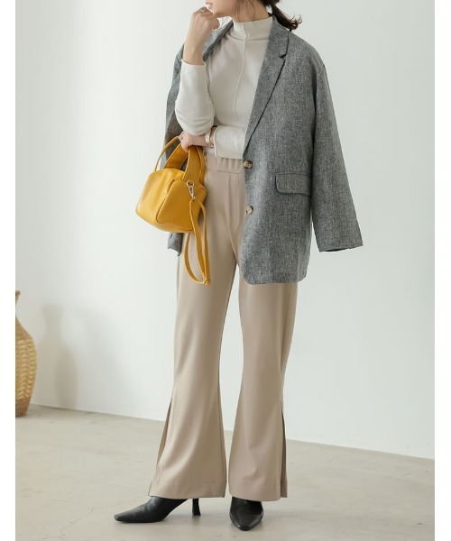 Re:EDIT（リエディ）の「[神山まりあさん着用]フェイクレザー2WAYワンハンドルバッグ（ハンドバッグ・レディース・グリーン/イエロー/ブラック・FREE）」の15枚目の写真