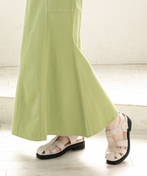 RETRO GIRL（レトロガール）の「グルカサンダル（サンダル・レディース・ブラック/ブラウン/オフホワイト・M/L）」の8枚目の写真