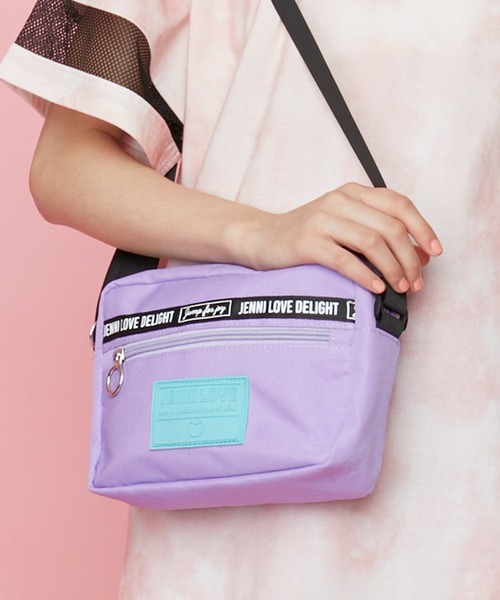 JENNI love（ジェニィラブ）の「シリコンワッペンショルダーバッグ（ショルダーバッグ・キッズ・ブラック/ラベンダー/ベージュ・F）」の3枚目の写真