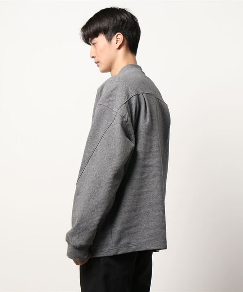 LiSS(リス)の「【Ls】【LiSS】ルーズシルエット カーディガン(カーディガン/ボレロ・メンズ・ブラック/ベージュ/グレー・1/2)」の12枚目の写真