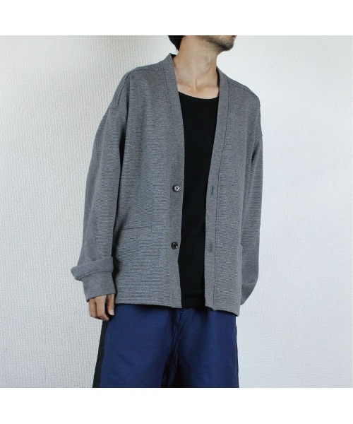 LiSS(リス)の「【Ls】【LiSS】ルーズシルエット カーディガン(カーディガン/ボレロ・メンズ・ブラック/ベージュ/グレー・1/2)」の1枚目の写真