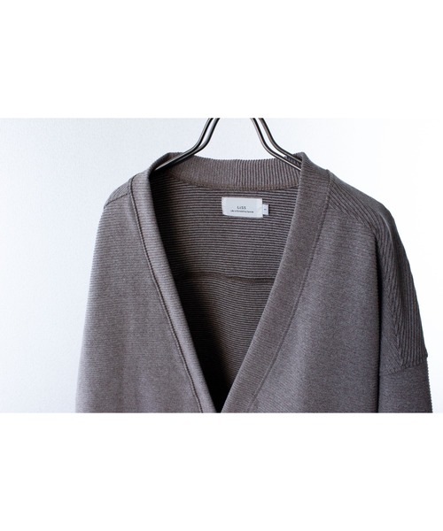 LiSS(リス)の「【Ls】【LiSS】ルーズシルエット カーディガン(カーディガン/ボレロ・メンズ・ブラック/ベージュ/グレー・1/2)」の13枚目の写真