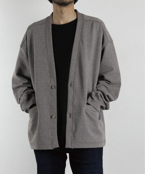 LiSS(リス)の「【Ls】【LiSS】ルーズシルエット カーディガン(カーディガン/ボレロ・メンズ・ブラック/ベージュ/グレー・1/2)」の17枚目の写真
