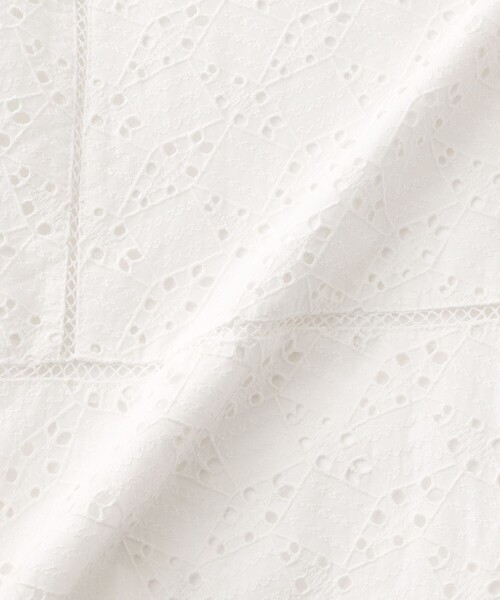 LOVELESS（ラブレス）の「ジオメトリックレーススカート（スカート・レディース・ブラック/オフホワイト・36/34）」の4枚目の写真