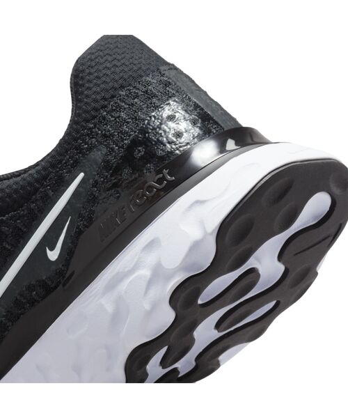 NIKE(ナイキ)の「ナイキ リアクト インフィニティ ラン フライニット 3 ウィメンズ ロード ランニングシューズ / Nike React Infinity Run Flyknit 3 Women's Road Running Shoes(スニーカー・レディース・ブラック系その他2/ブラック・22.5/23.5/25.5/26/25/23/26.5/24.5/24)」の9枚目の写真