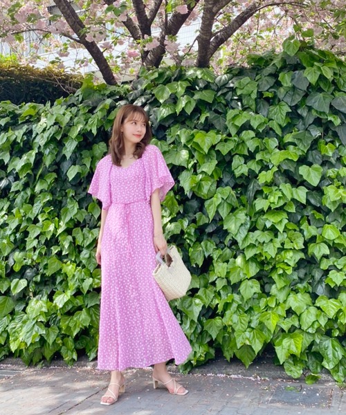 one after another NICE CLAUP(ワンアフターアナザーナイスクラップ)の「flower刺しゅうワンピ(ワンピース・レディース・ブラック/ピンク/アイボリー・FREE)」の22枚目の写真