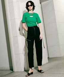 メゾンスペシャル　メニースラッシュテーパードパンツ　ハーフパンツ MAISON SPECIAL（メゾンスペシャル）の「メニースラッシュテーパード