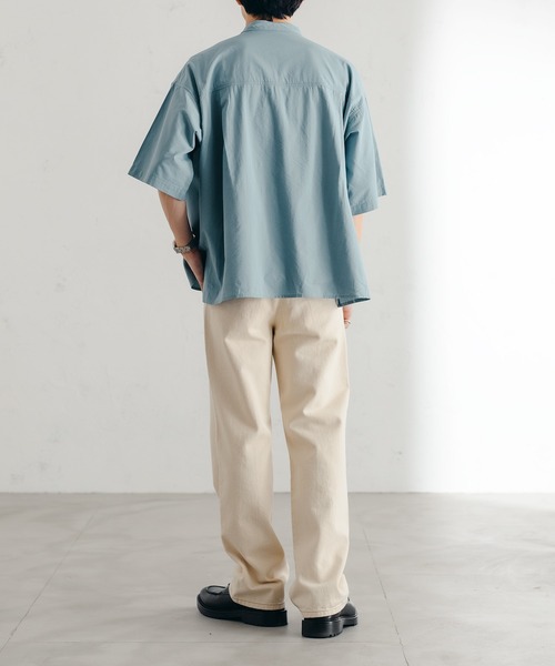 epnok（エプノック）の「センターシームストレートデニム（デニムパンツ・メンズ・ブラック/グレー/ダークインディゴブルー/ナチュラル・SMALL/MEDIUM/LARGE）」の22枚目の写真