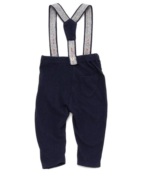 green label relaxing(グリーンレーベルリラクシング)の「green label relaxing別注 ARCH&LINE サスペンダーパンツ◆(その他パンツ・キッズ・グレー/ネイビー・75cm/85cm)」の7枚目の写真