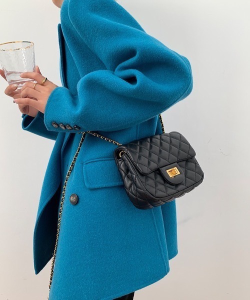 Mayree（メイリー）の「【almo】ブルーチェスターコート(SP)（チェスターコート・レディース・ブルー・FREE）」の2枚目の写真