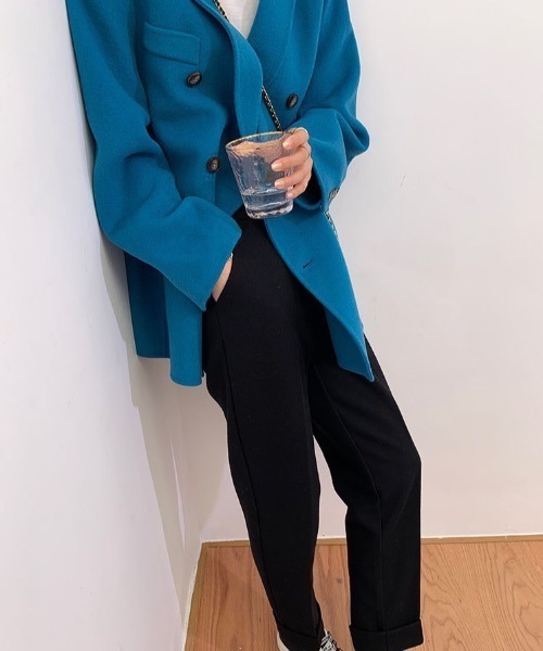 Mayree（メイリー）の「【almo】ブルーチェスターコート(SP)（チェスターコート・レディース・ブルー・FREE）」の14枚目の写真