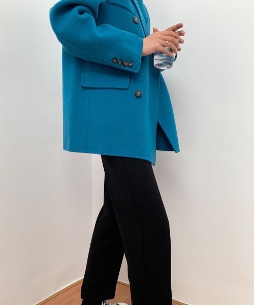 Mayree（メイリー）の「【almo】ブルーチェスターコート(SP)（チェスターコート・レディース・ブルー・FREE）」の16枚目の写真