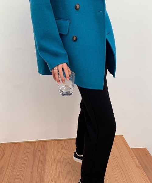 Mayree（メイリー）の「【almo】ブルーチェスターコート(SP)（チェスターコート・レディース・ブルー・FREE）」の17枚目の写真