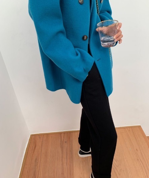 Mayree（メイリー）の「【almo】ブルーチェスターコート(SP)（チェスターコート・レディース・ブルー・FREE）」の18枚目の写真