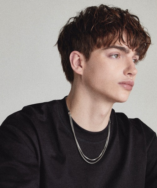 HYPE（ハイプ）の「【HYPE】ハイプ/ スリーボックスチェーンネックレス（ネックレス・メンズ・シルバー・FREE）」の3枚目の写真