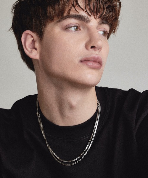 HYPE（ハイプ）の「【HYPE】ハイプ/ スリーボックスチェーンネックレス（ネックレス・メンズ・シルバー・FREE）」の9枚目の写真