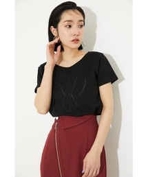 RRロゴ刺繍Tシャツ