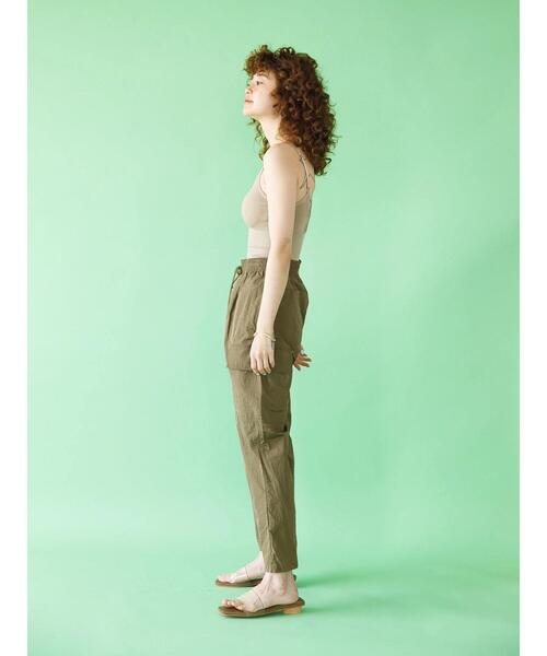 koe（コエ）の「【パット付き】テレコブラトップキャミ＊（キャミソール・レディース・ホワイト/ブラック/ベージュ・M）」の12枚目の写真