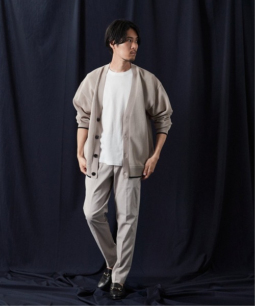 EDIFICE(エディフィス)の「"吸水速乾機能" COOLMAX ハニカム ボーダー クルーネックTシャツ(Tシャツ/カットソー・メンズ・ホワイト/ネイビー/カーキ/ブルー系その他・SMALL/MEDIUM/LARGE/X-LARGE)」の12枚目の写真
